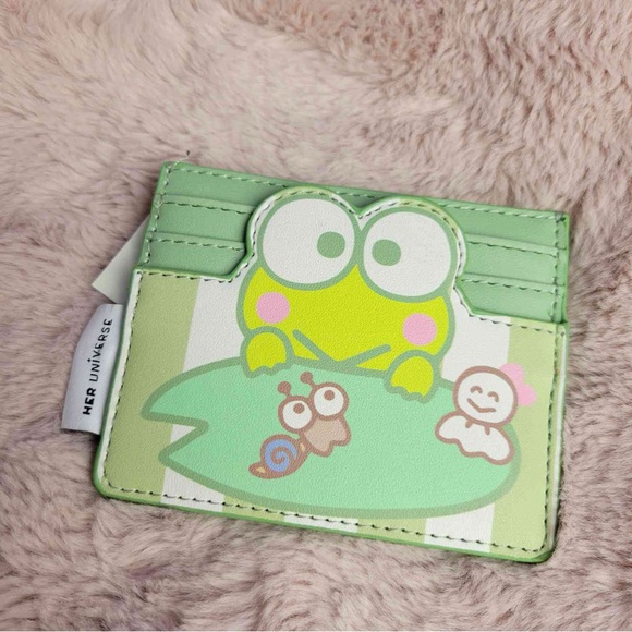 Her Universe Keroppi Sanrio Backpack + Card Wallet - Picture 2 of 8